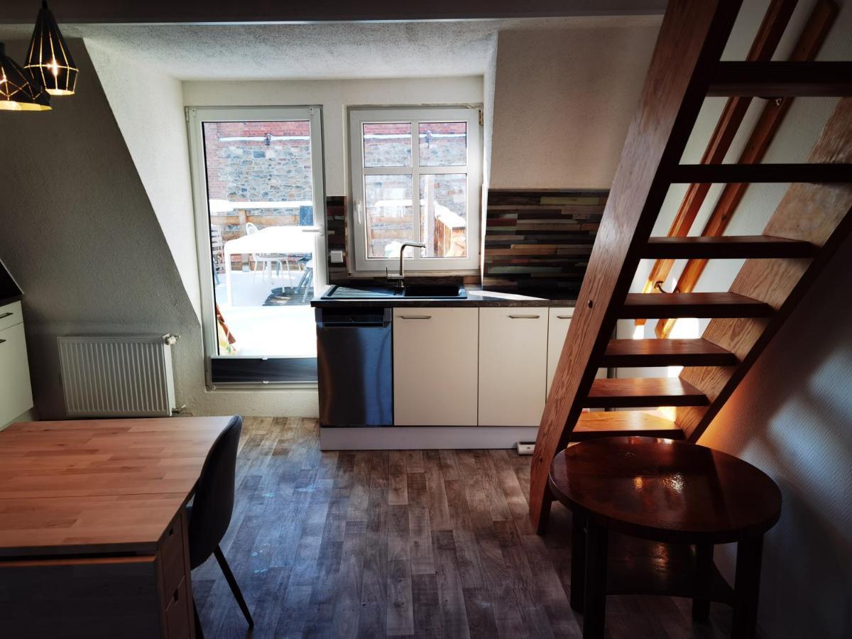 Gemuetliche Dachwohnung Mit Kleiner Oder Grosser Dachterrasse Nebeneinander Wolmirstedt Bagian luar foto