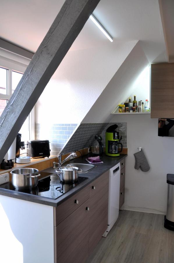 Gemuetliche Dachwohnung Mit Kleiner Oder Grosser Dachterrasse Nebeneinander Wolmirstedt Bagian luar foto
